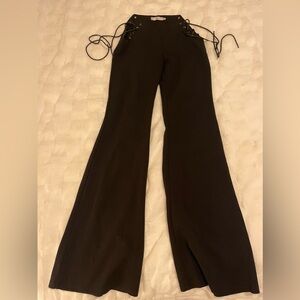 Adika lace up pants, worn once, size small
